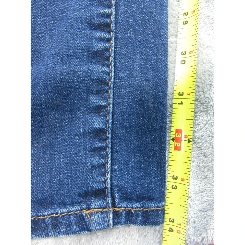 Mavi Jeans Zach Mens 38x36 (Actual 35 x 34) Straight Leg Dark Wash Blue 5-Pocket